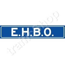 Autobord E.H.B.O. magneet 50x10cm